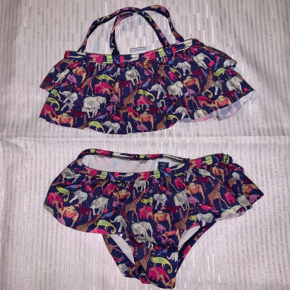 Janie and Jack Girls Swim Bathing Suit 3-6 months